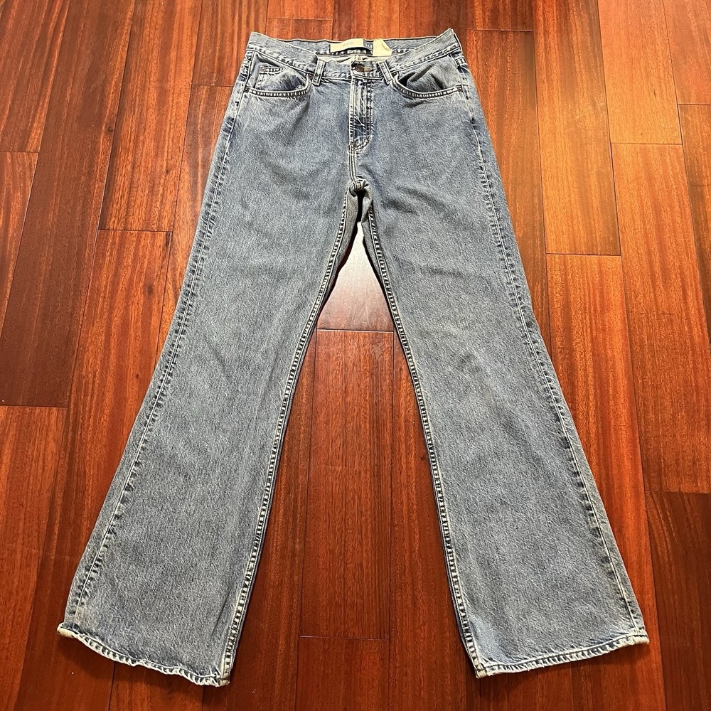 Vintage GAP Jeans Womens 10 Regular 31x31 Flare Blue Light Wash 90s Y2K USA Made